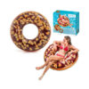 Nutty Chocolate Donut Ring Tube Float